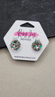 Shop Glitter Christmas Ornament Stud Earrings- at Ruby Joy Boutique, a Women's Clothing Store in Pickerington, Ohio