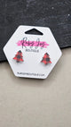 Shop Glitter Christmas Tree Stud Earrings- at Ruby Joy Boutique, a Women's Clothing Store in Pickerington, Ohio