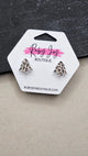 Shop Glitter Christmas Tree Stud Earrings- at Ruby Joy Boutique, a Women's Clothing Store in Pickerington, Ohio