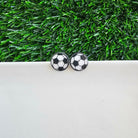 Shop Glitter Soccer Ball Studs- at Ruby Joy Boutique, a Women's Clothing Store in Pickerington, Ohio