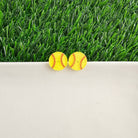 Shop Glitter Softball Studs- at Ruby Joy Boutique, a Women's Clothing Store in Pickerington, Ohio