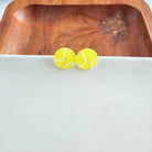Shop Glitter Tennis Ball Studs- at Ruby Joy Boutique, a Women's Clothing Store in Pickerington, Ohio