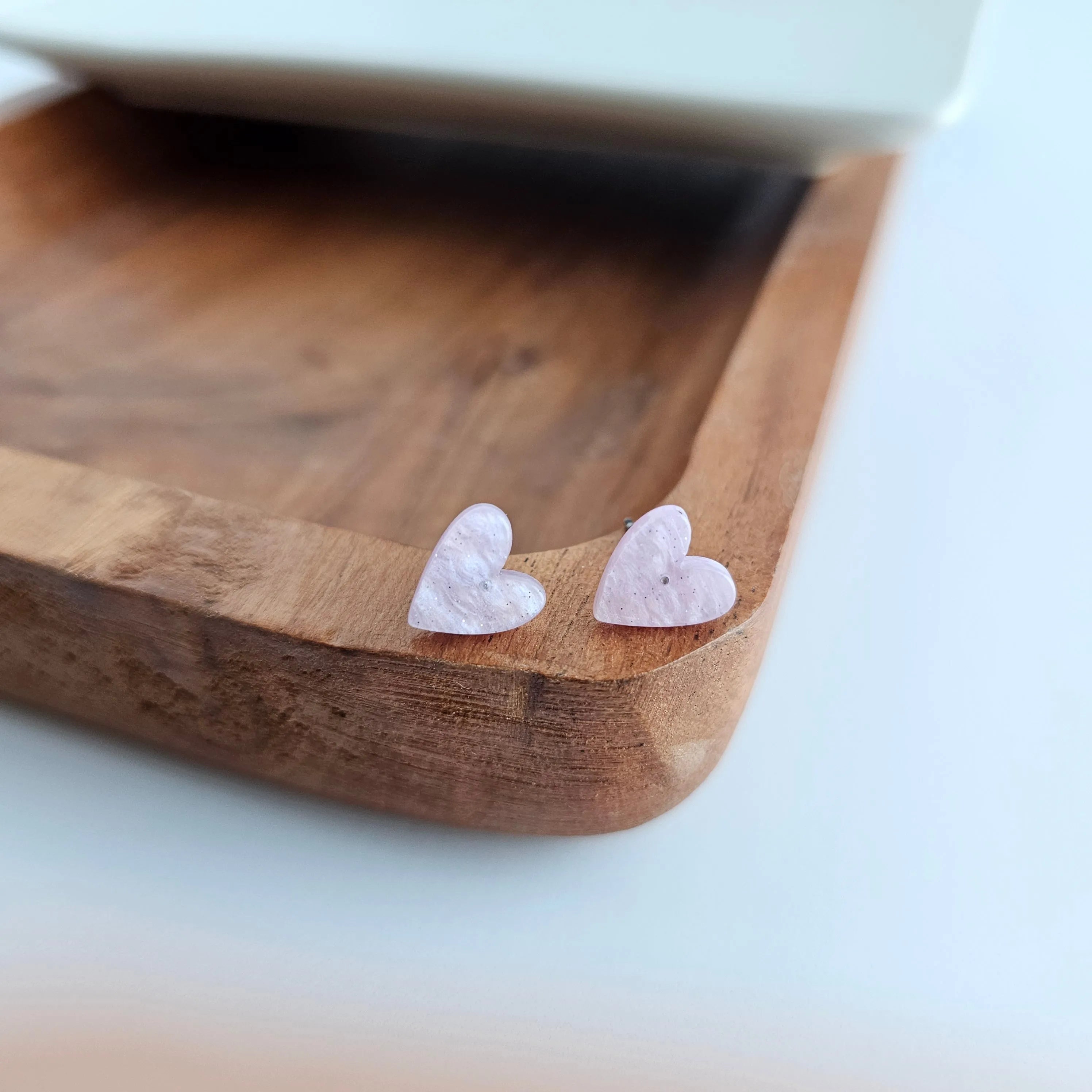 Shop Hand Drawn Heart Studs - Lavender Purple- at Ruby Joy Boutique, a Women's Clothing Store in Pickerington, Ohio