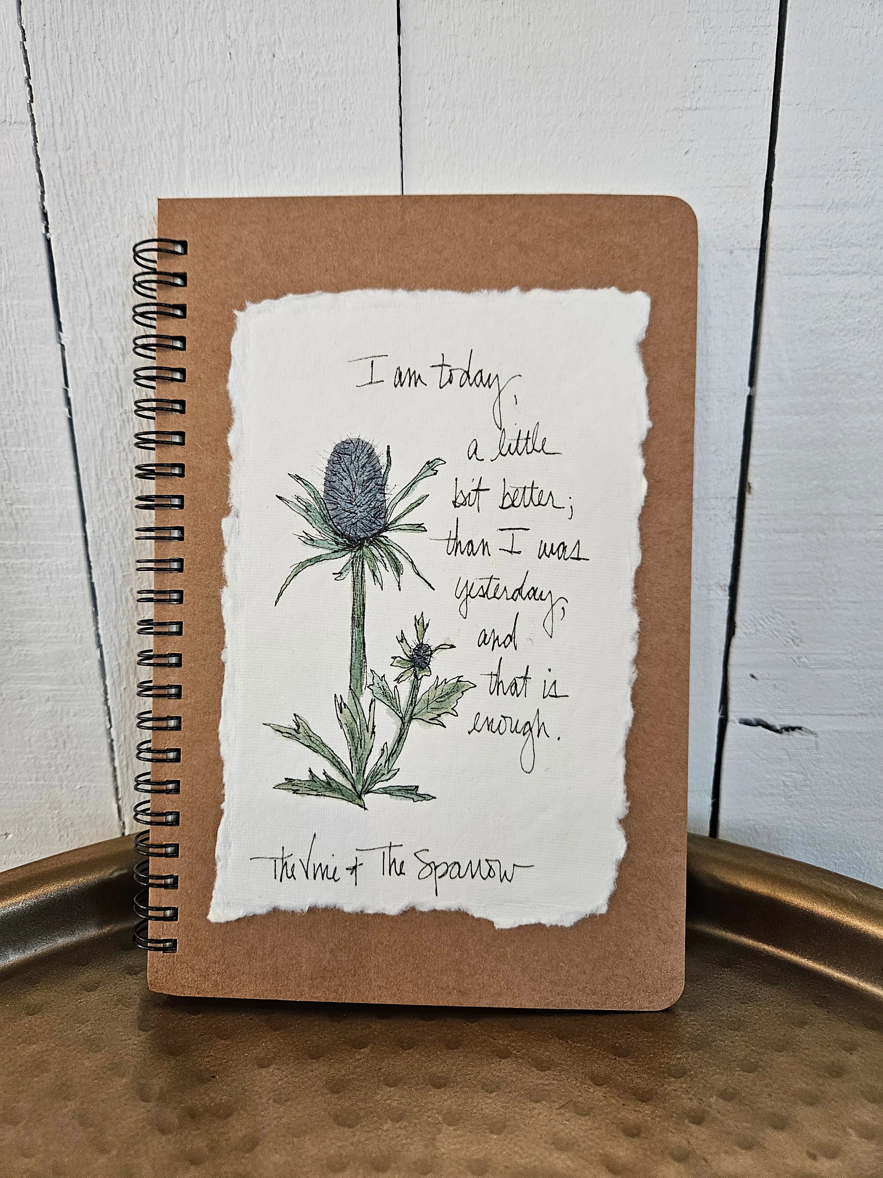 Shop Hand-Painted Watercolor Journal | Spiral Notebook-Journal at Ruby Joy Boutique, a Women's Clothing Store in Pickerington, Ohio