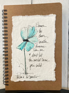 Shop Hand-Painted Watercolor Journal | Spiral Notebook-Don't Let The World Tame Your Wild at Ruby Joy Boutique, a Women's Clothing Store in Pickerington, Ohio