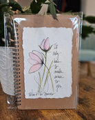 Shop Hand-Painted Watercolor Journal | Spiral Notebook-It only has to make sense to you. at Ruby Joy Boutique, a Women's Clothing Store in Pickerington, Ohio
