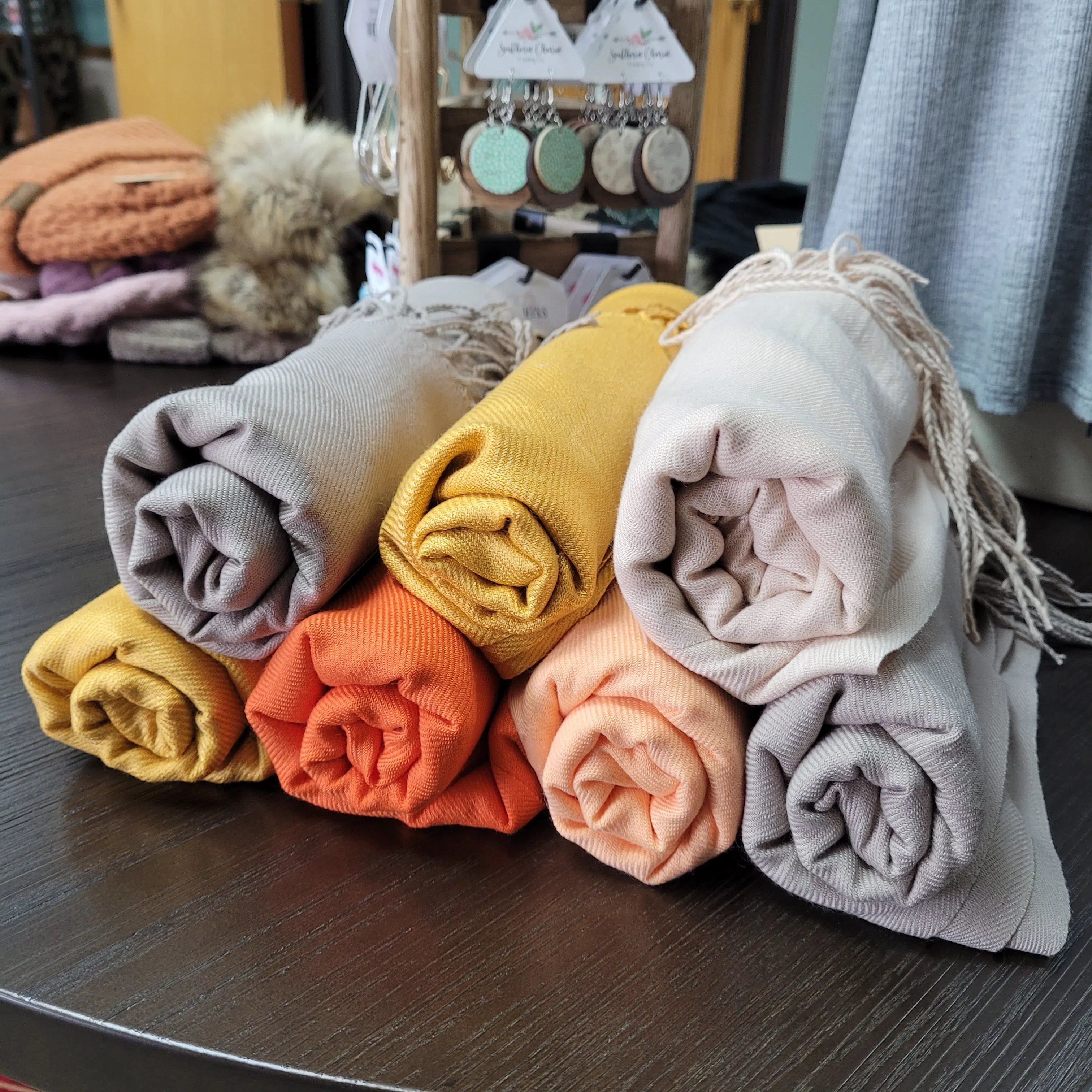 Shop Handmade Pashminas-Scarves & Shawls at Ruby Joy Boutique, a Women's Clothing Store in Pickerington, Ohio