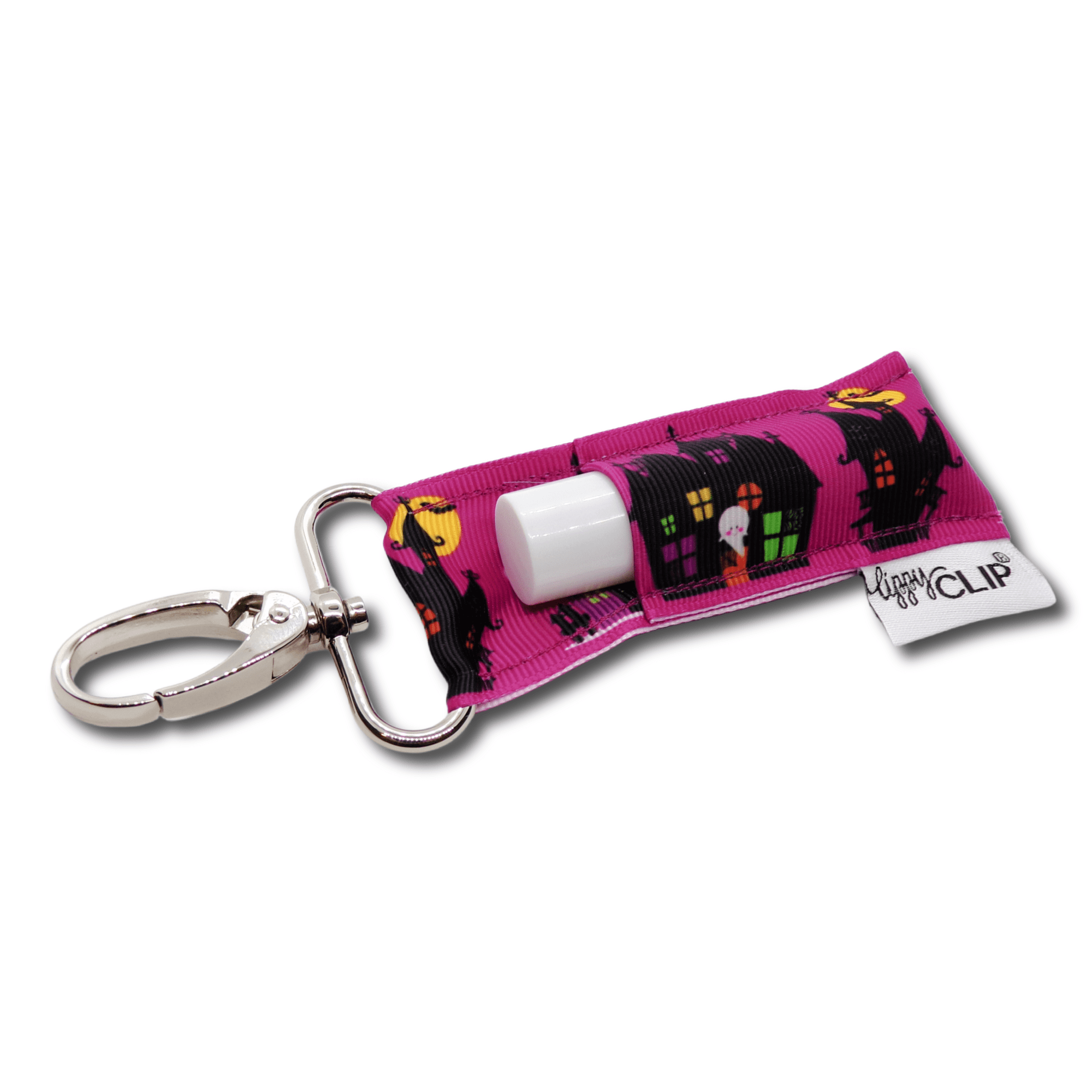 Shop Haunted House LippyClip® - Lip Balm Holder for Chapstick-Keychains at Ruby Joy Boutique, a Women's Clothing Store in Pickerington, Ohio
