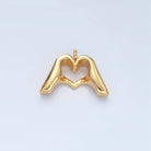 Shop Heart Hands Charm- at Ruby Joy Boutique, a Women's Clothing Store in Pickerington, Ohio