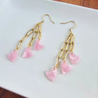 Shop Heartstring Earrings - Pink- at Ruby Joy Boutique, a Women's Clothing Store in Pickerington, Ohio