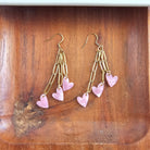 Shop Heartstring Earrings - Pink- at Ruby Joy Boutique, a Women's Clothing Store in Pickerington, Ohio