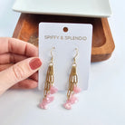 Shop Heartstring Earrings - Pink- at Ruby Joy Boutique, a Women's Clothing Store in Pickerington, Ohio