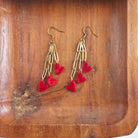 Shop Heartstring Earrings - Red- at Ruby Joy Boutique, a Women's Clothing Store in Pickerington, Ohio