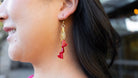 Shop Heartstring Earrings - Red- at Ruby Joy Boutique, a Women's Clothing Store in Pickerington, Ohio