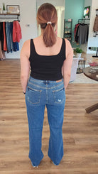 Shop High Rise Dad Jeans | Judy Blue-Denim at Ruby Joy Boutique, a Women's Clothing Store in Pickerington, Ohio