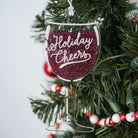 Shop Holiday Cheers Wine Ornament - 3 Varieties-Holiday Ornaments at Ruby Joy Boutique, a Women's Clothing Store in Pickerington, Ohio