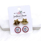 Shop Holiday Studs Duo - Jingle All The Way & Bells-Earrings at Ruby Joy Boutique, a Women's Clothing Store in Pickerington, Ohio