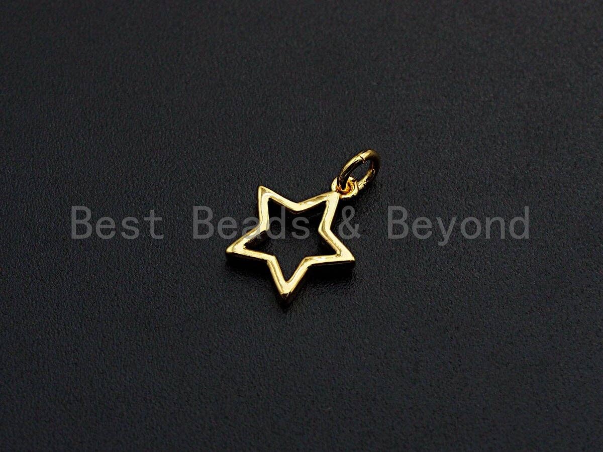 Shop Hollow Star Charm- at Ruby Joy Boutique, a Women's Clothing Store in Pickerington, Ohio