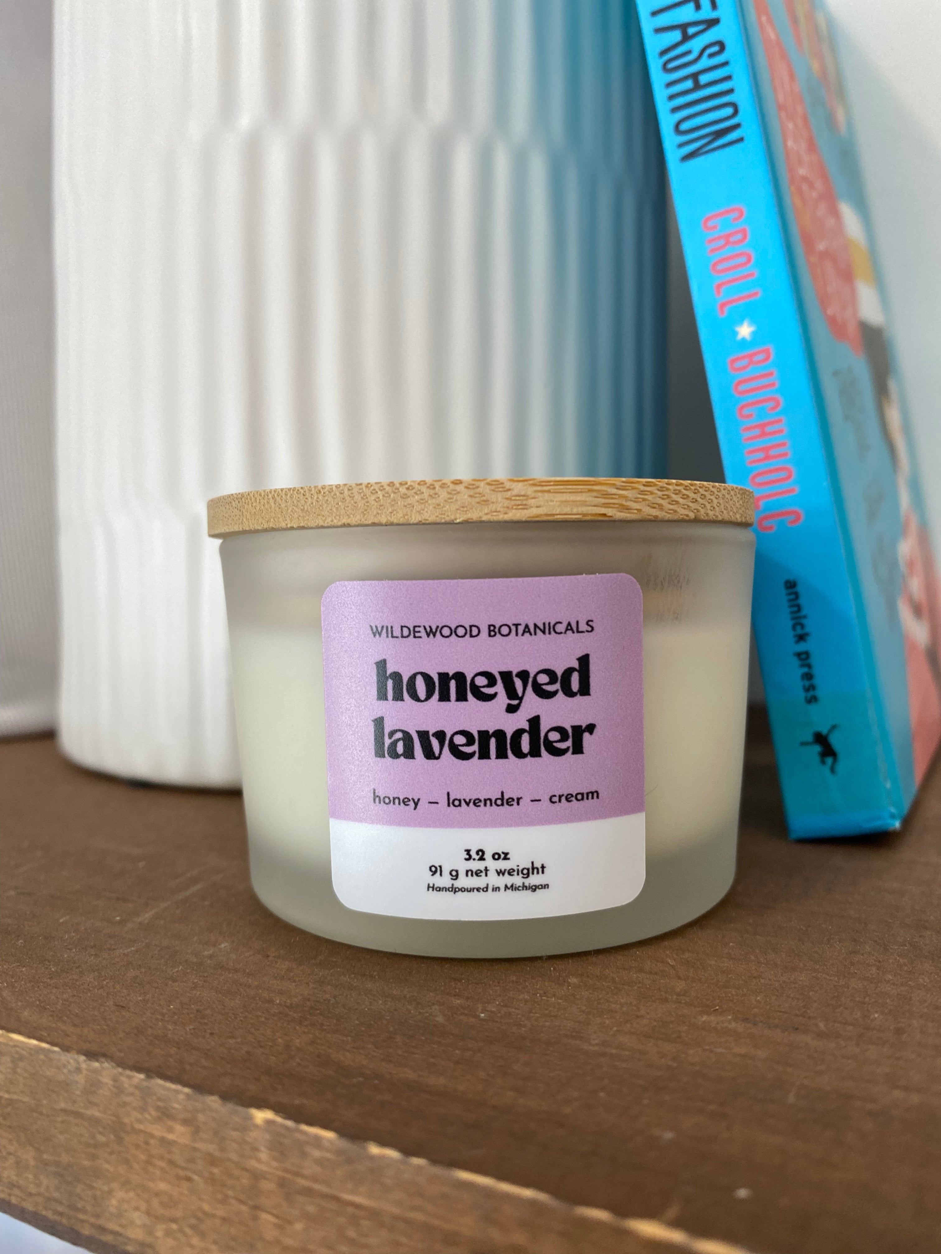 Shop Honeyed Lavender Mini Soy Candle- at Ruby Joy Boutique, a Women's Clothing Store in Pickerington, Ohio