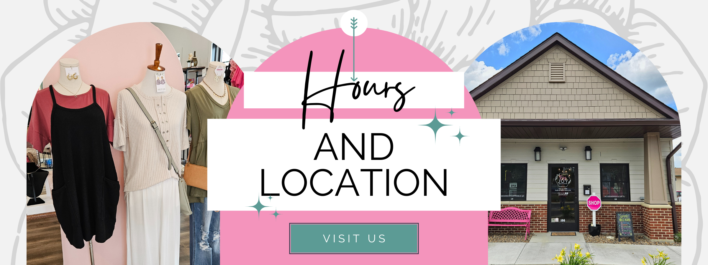 Hours and Location | Ruby Joy Boutique | Pickerington, OH