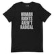 Shop Human Rights Aren't Radical Classic Tee | Kind Cotton-Black at Ruby Joy Boutique, a Women's Clothing Store in Pickerington, Ohio