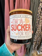 Shop I'm A Sucker For You Soy Candle | Spicy Pomegranate-Candles at Ruby Joy Boutique, a Women's Clothing Store in Pickerington, Ohio