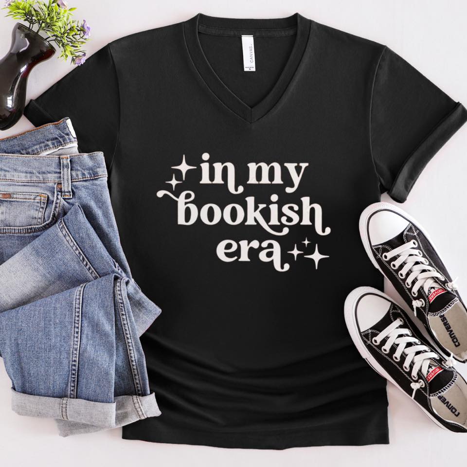 Shop In My Bookish Era-Graphic Tee at Ruby Joy Boutique, a Women's Clothing Store in Pickerington, Ohio