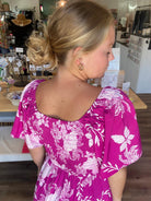 Shop Island Escape Smocked Dress with Pockets - Reversible- at Ruby Joy Boutique, a Women's Clothing Store in Pickerington, Ohio