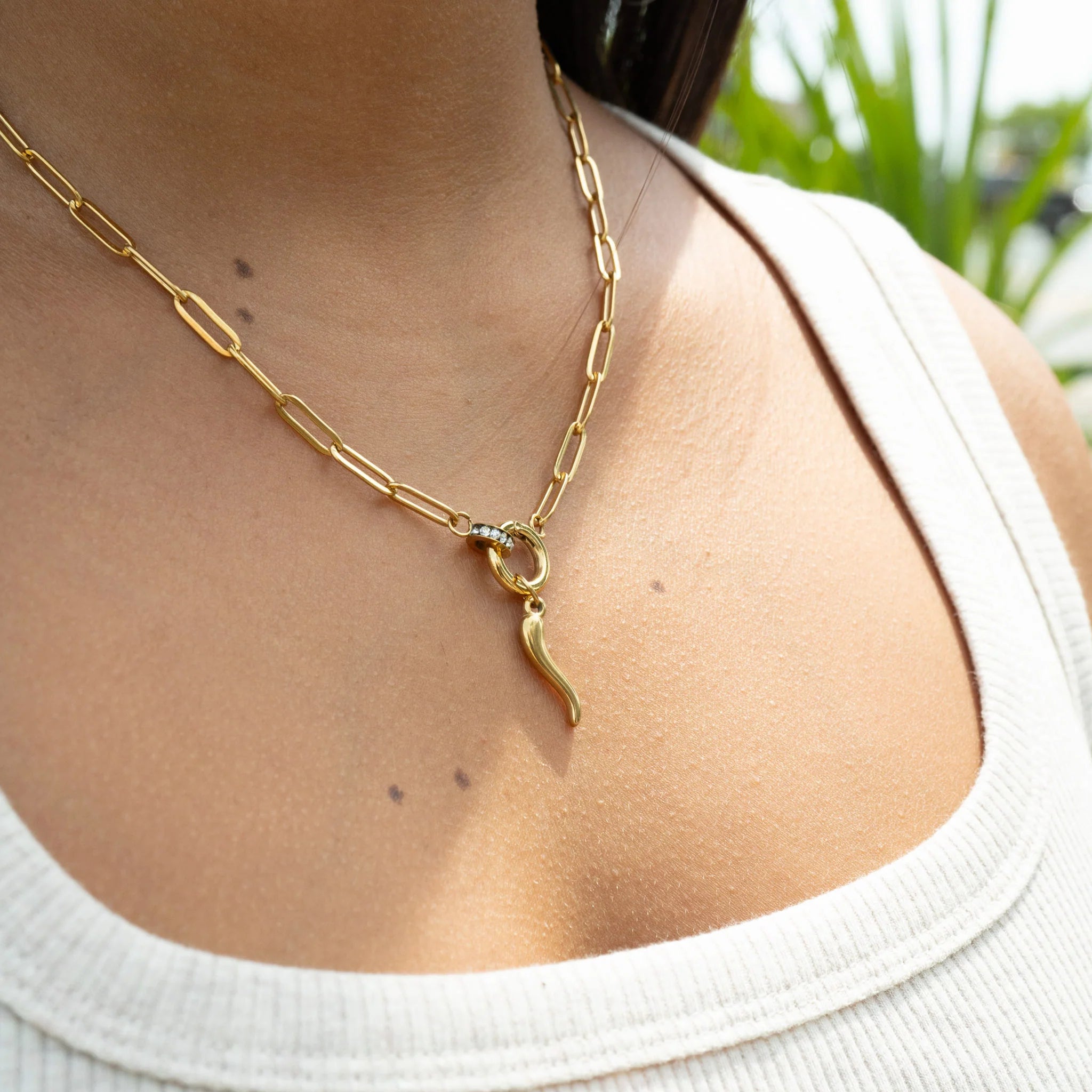 Shop Italian Horn Charm- at Ruby Joy Boutique, a Women's Clothing Store in Pickerington, Ohio