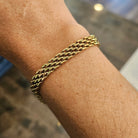 Shop Ivy Mesh Chain Bracelet - Waterproof-Bracelets at Ruby Joy Boutique, a Women's Clothing Store in Pickerington, Ohio