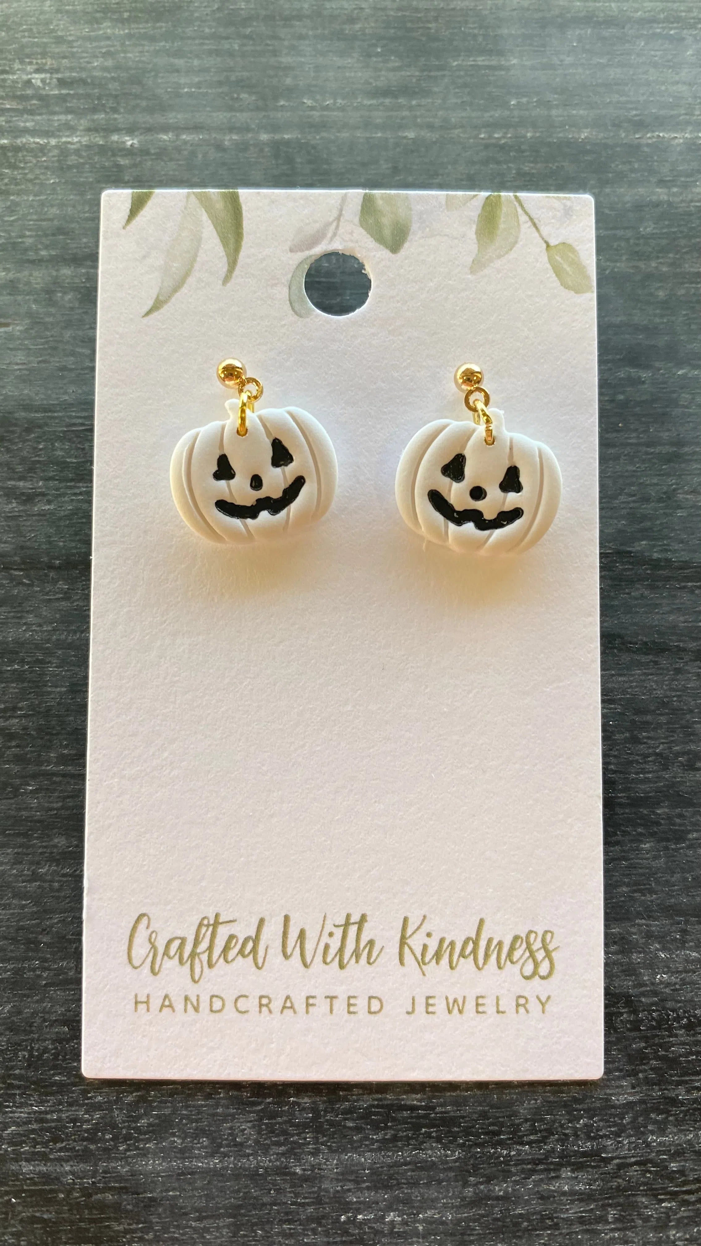 Shop Jack-o-Lantern Studs-Earrings at Ruby Joy Boutique, a Women's Clothing Store in Pickerington, Ohio