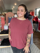 Shop Jadyah Casual Top-Shirts & Tops at Ruby Joy Boutique, a Women's Clothing Store in Pickerington, Ohio