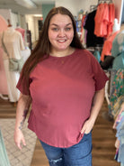 Shop Jadyah Casual Top-Shirts & Tops at Ruby Joy Boutique, a Women's Clothing Store in Pickerington, Ohio