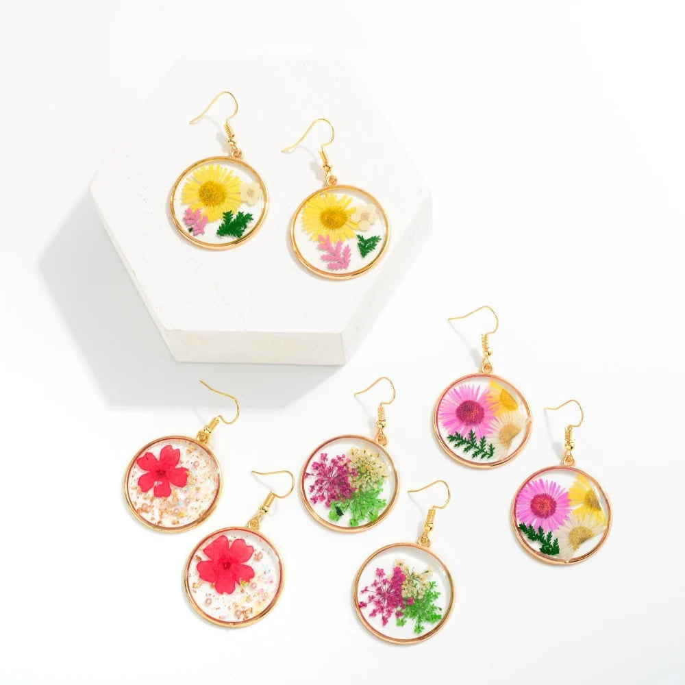 Shop Jasmine Circle Earrings-Earrings at Ruby Joy Boutique, a Women's Clothing Store in Pickerington, Ohio