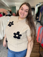 Shop Jasmyne Floral Sweater- at Ruby Joy Boutique, a Women's Clothing Store in Pickerington, Ohio