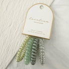 Shop Jelly Hair Coils - Set of 4-Green at Ruby Joy Boutique, a Women's Clothing Store in Pickerington, Ohio