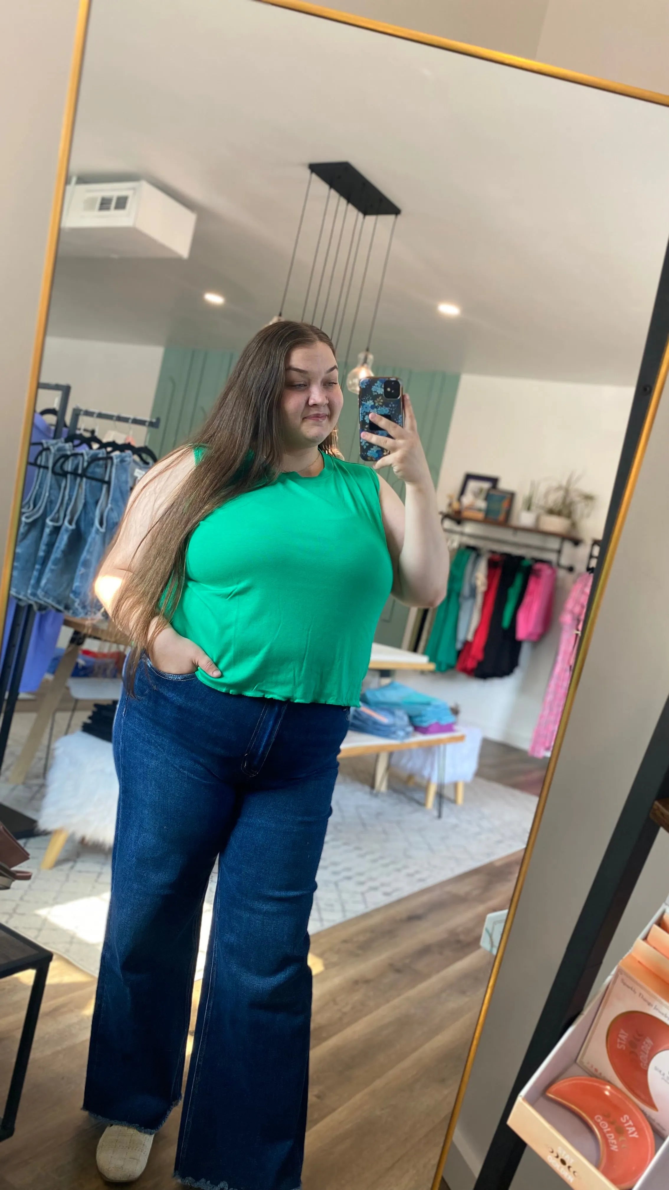 Shop Juna Super High-Rise Wide Leg Jeans | Mica Denim- at Ruby Joy Boutique, a Women's Clothing Store in Pickerington, Ohio