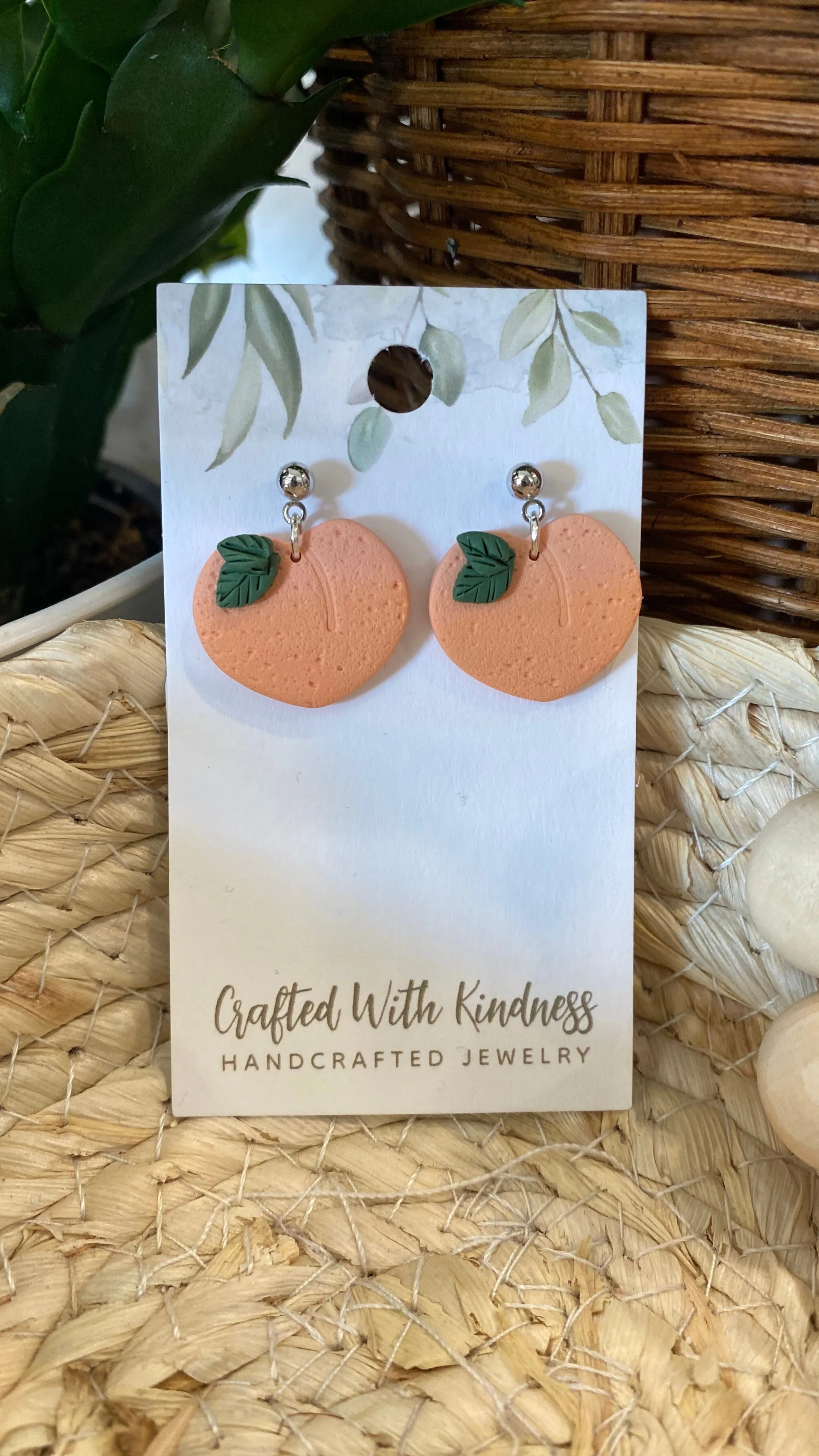 Shop Just Peachy Studs- at Ruby Joy Boutique, a Women's Clothing Store in Pickerington, Ohio