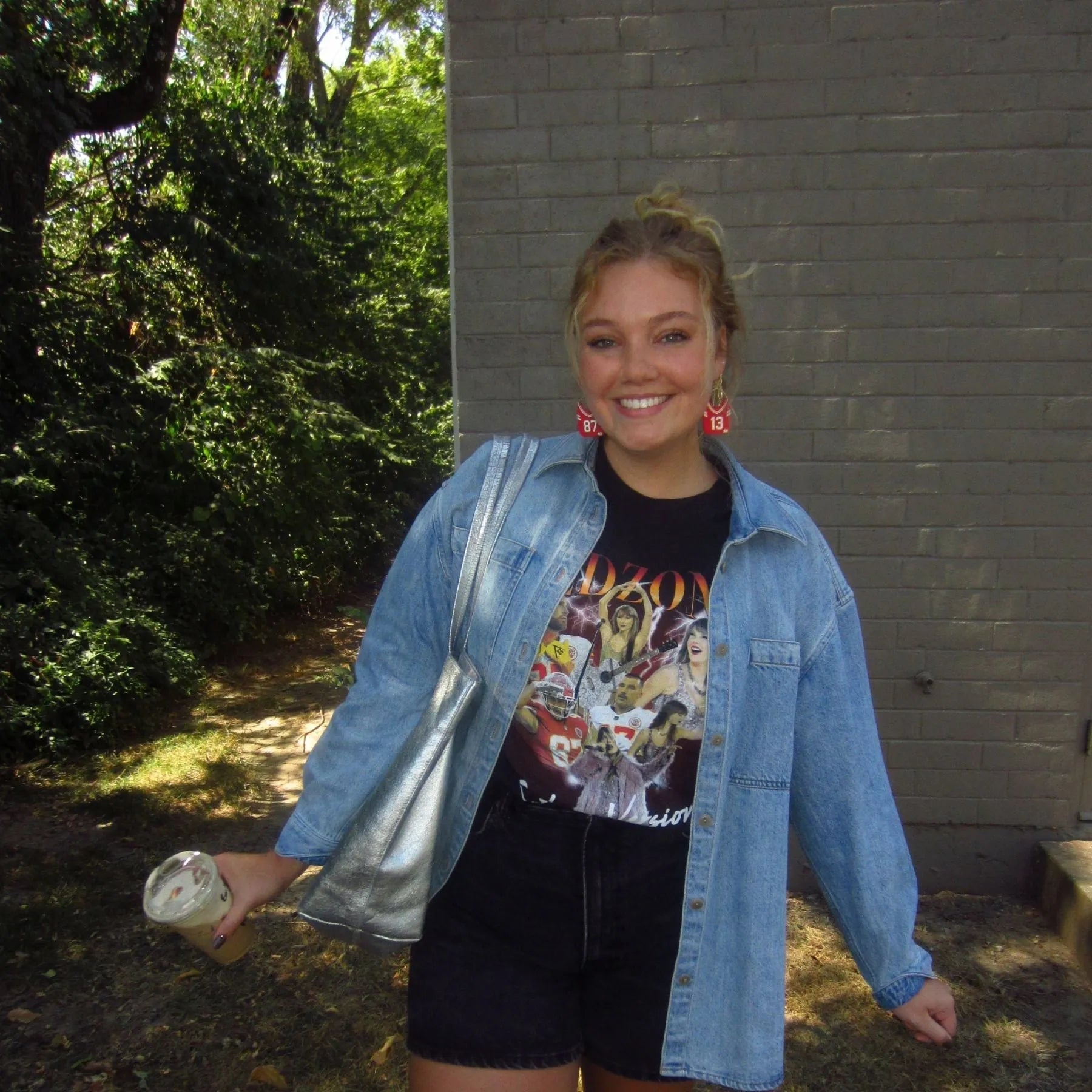 Shop Kansas City Football Jersey Earrings #13 & #87 | Nickel & Suede- at Ruby Joy Boutique, a Women's Clothing Store in Pickerington, Ohio