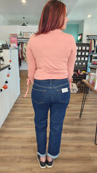 Shop Kelsie Mid-Rise Boyfriend Denim | Risen-Denim at Ruby Joy Boutique, a Women's Clothing Store in Pickerington, Ohio