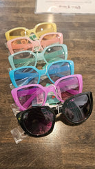 Shop Kid's Colorful Cat Eye Sunglasses-Sunglasses at Ruby Joy Boutique, a Women's Clothing Store in Pickerington, Ohio