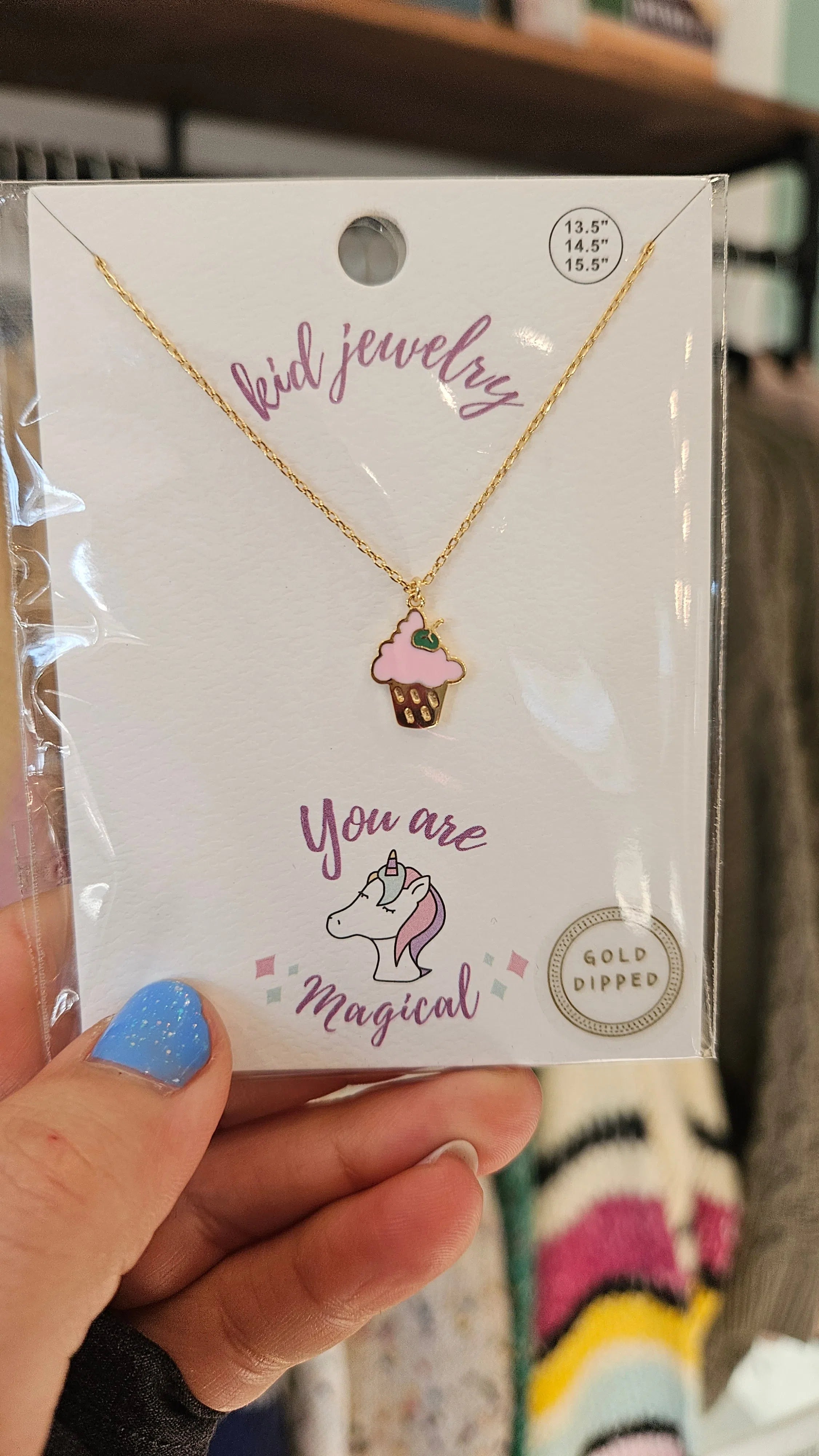 Shop Kids Enamel Charm Necklaces-Necklaces at Ruby Joy Boutique, a Women's Clothing Store in Pickerington, Ohio