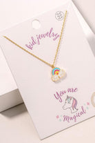 Shop Kids Enamel Charm Necklaces-Necklaces at Ruby Joy Boutique, a Women's Clothing Store in Pickerington, Ohio