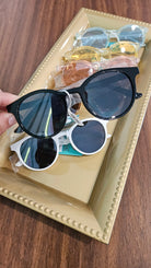 Shop Kid's Round Tinted Sunglasses-Sunglasses at Ruby Joy Boutique, a Women's Clothing Store in Pickerington, Ohio