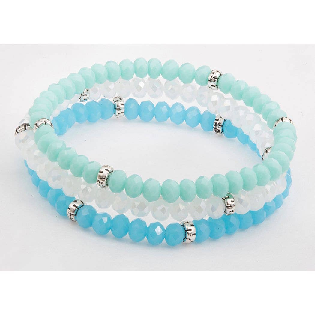 Shop Kids Splash of Sparkle Bracelet Sets-Tropics at Ruby Joy Boutique, a Women's Clothing Store in Pickerington, Ohio