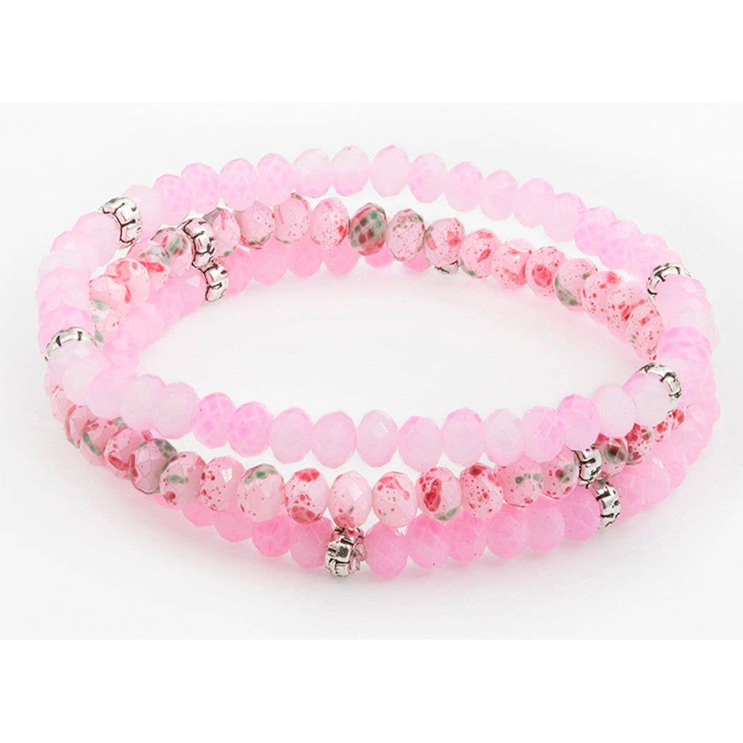 Shop Kids Splash of Sparkle Bracelet Sets-Cotton Candy at Ruby Joy Boutique, a Women's Clothing Store in Pickerington, Ohio