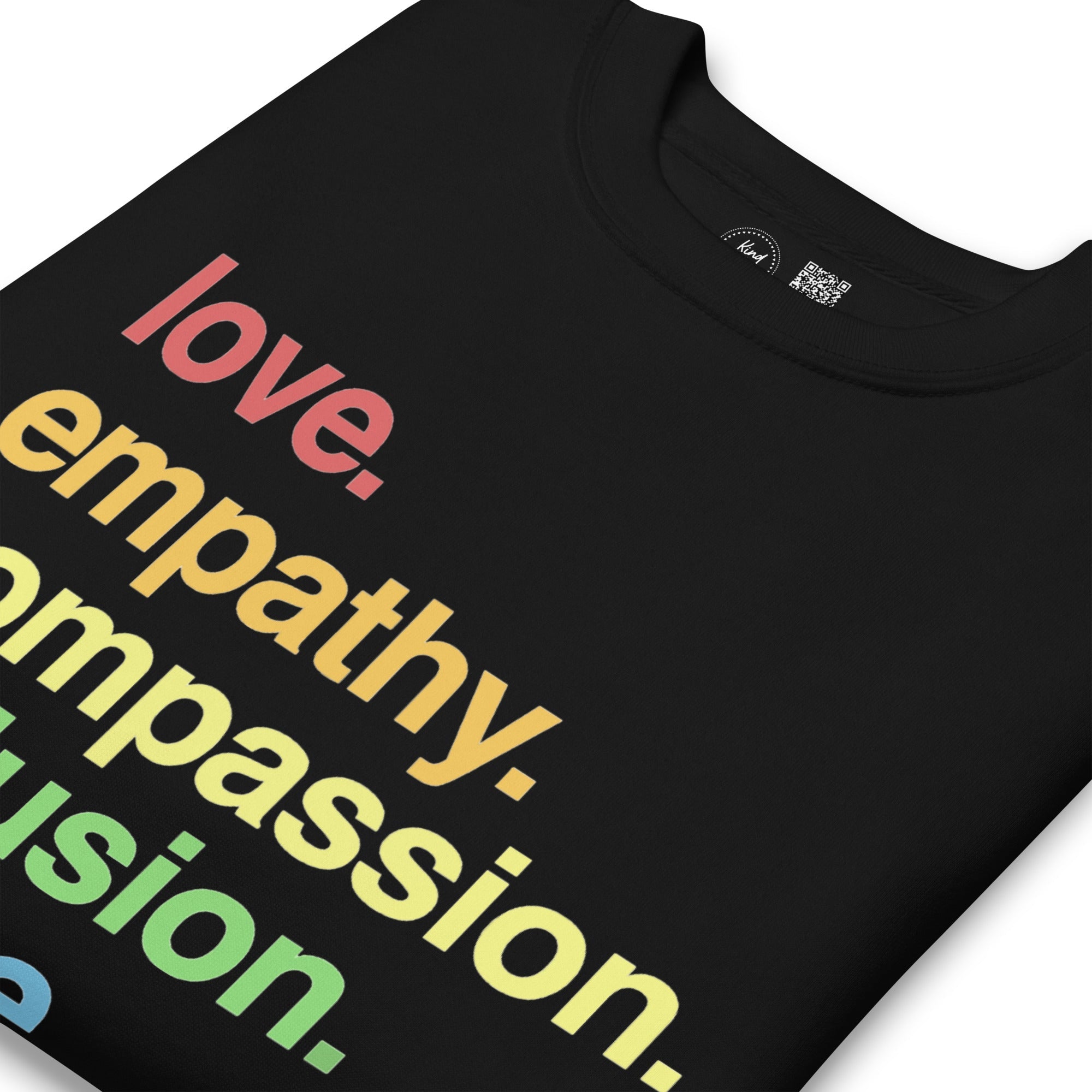 Shop 'Kindness Is' Pride Crewneck Sweatshirt | Kind Cotton- at Ruby Joy Boutique, a Women's Clothing Store in Pickerington, Ohio