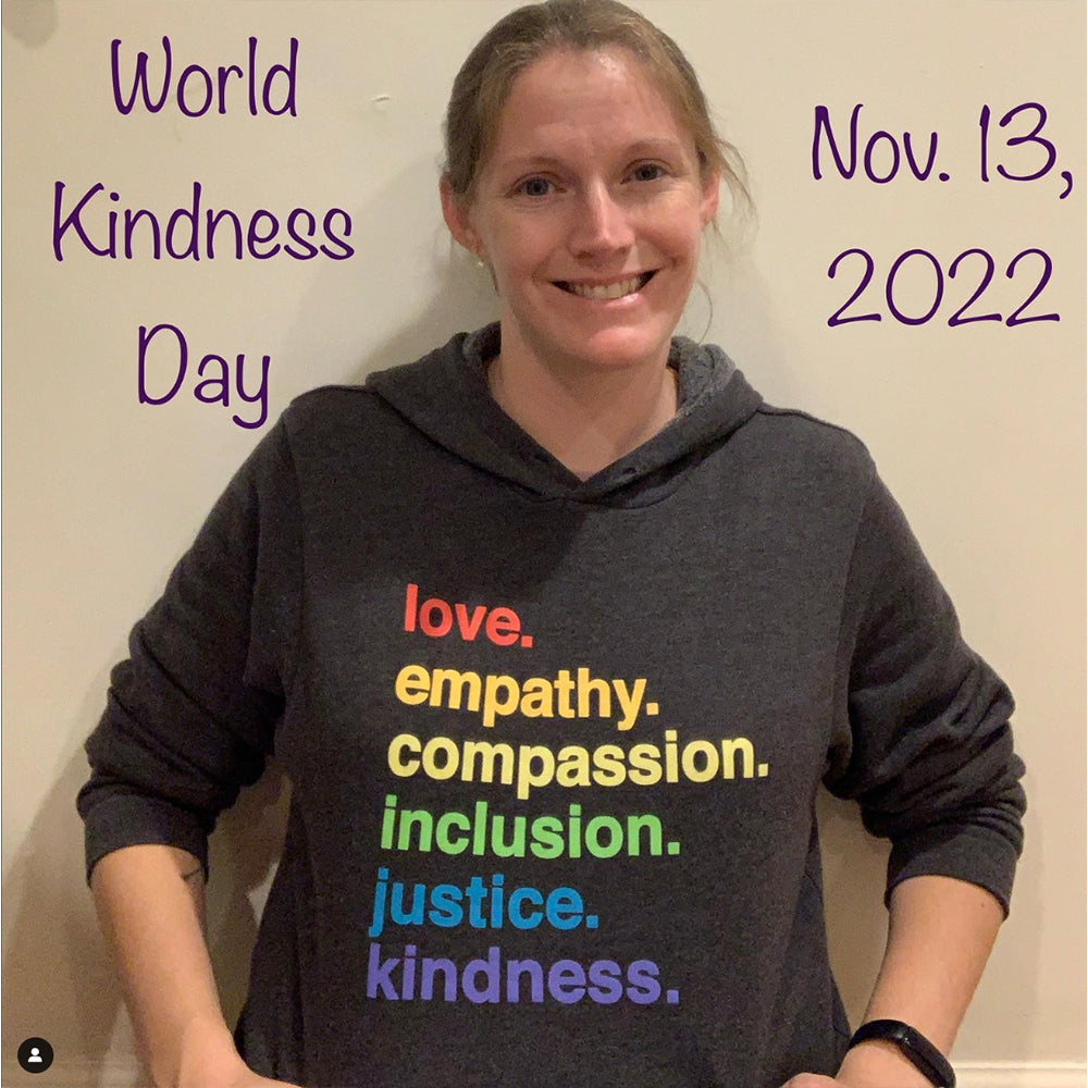 Shop 'Kindness Is' Pride Pullover Fleece | Kind Cotton- at Ruby Joy Boutique, a Women's Clothing Store in Pickerington, Ohio