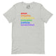 Shop 'Kindness Is' Pride en Español Classic Tee | Kind Cotton-Heather Grey at Ruby Joy Boutique, a Women's Clothing Store in Pickerington, Ohio