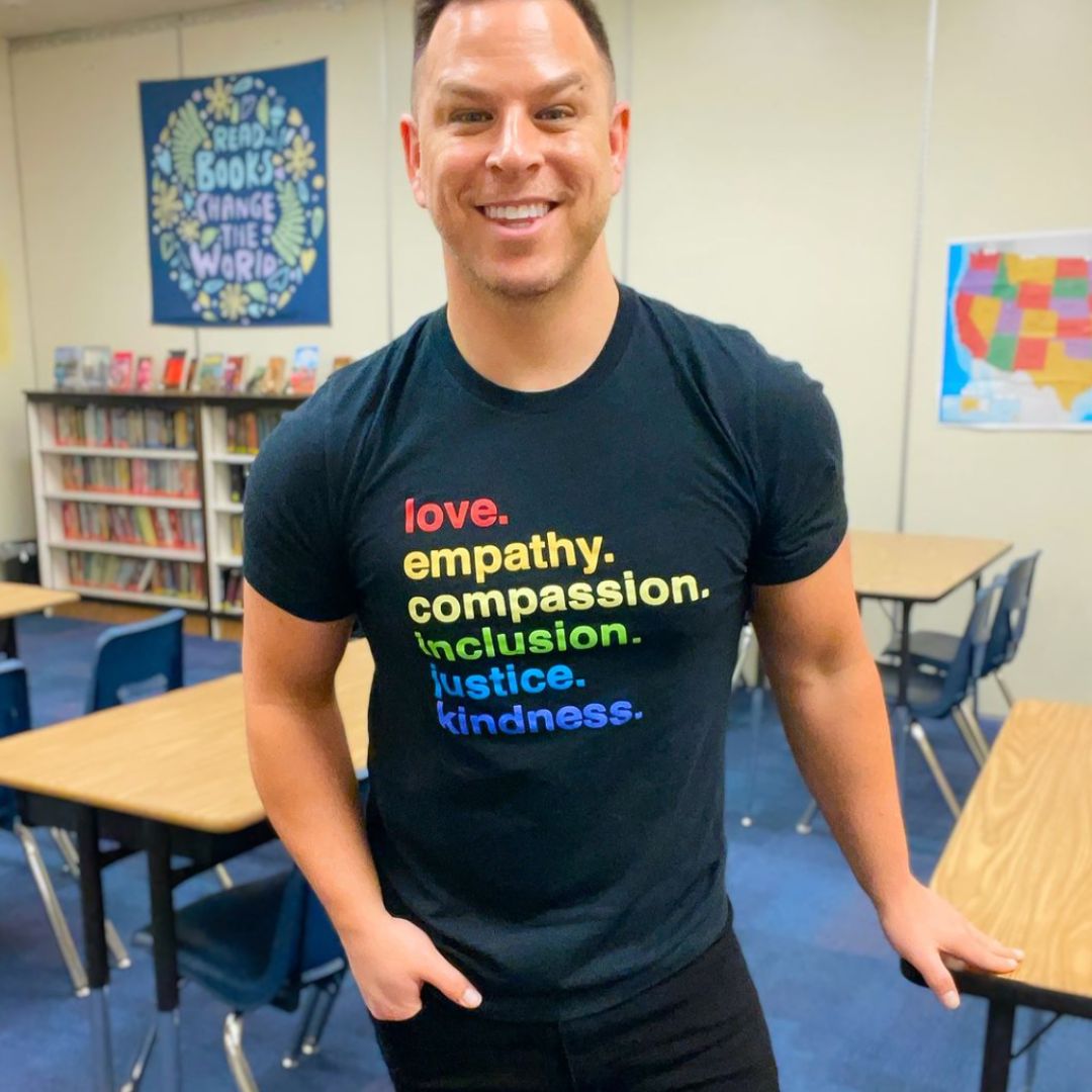 Shop 'Kindness is' Pride Classic Tee | Kind Cotton- at Ruby Joy Boutique, a Women's Clothing Store in Pickerington, Ohio